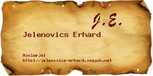 Jelenovics Erhard névjegykártya